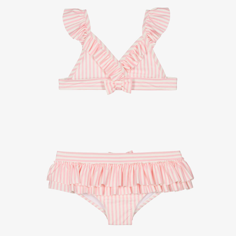 Angel's Face-Teen Girls Candy Stripe Bow Bikini | Childrensalon Outlet