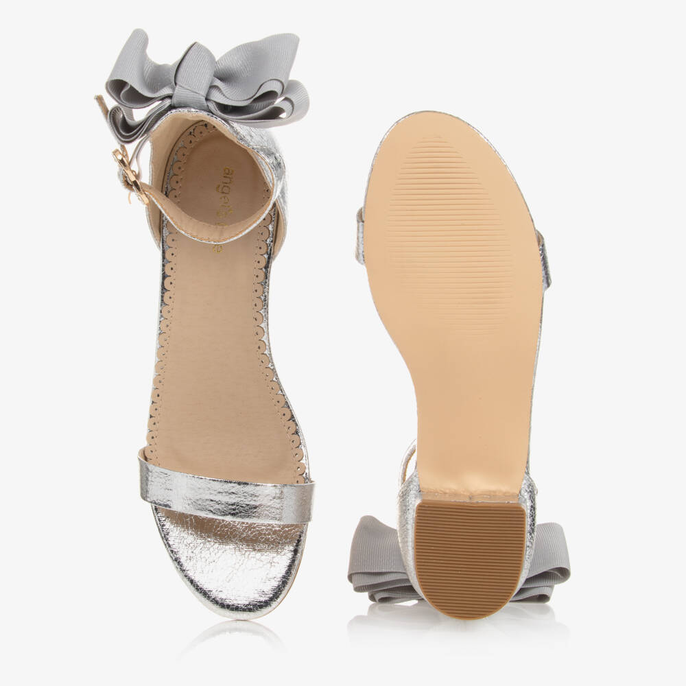Angel's Face-Teen Girls Gleaming Bow Heel Shoes | Childrensalon Outlet