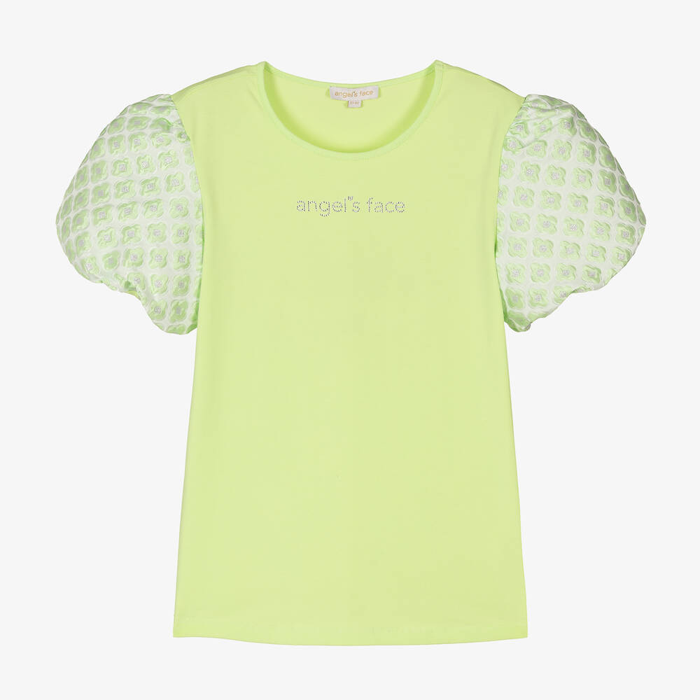 Angel's Face - T-shirt vert ado fille | Childrensalon