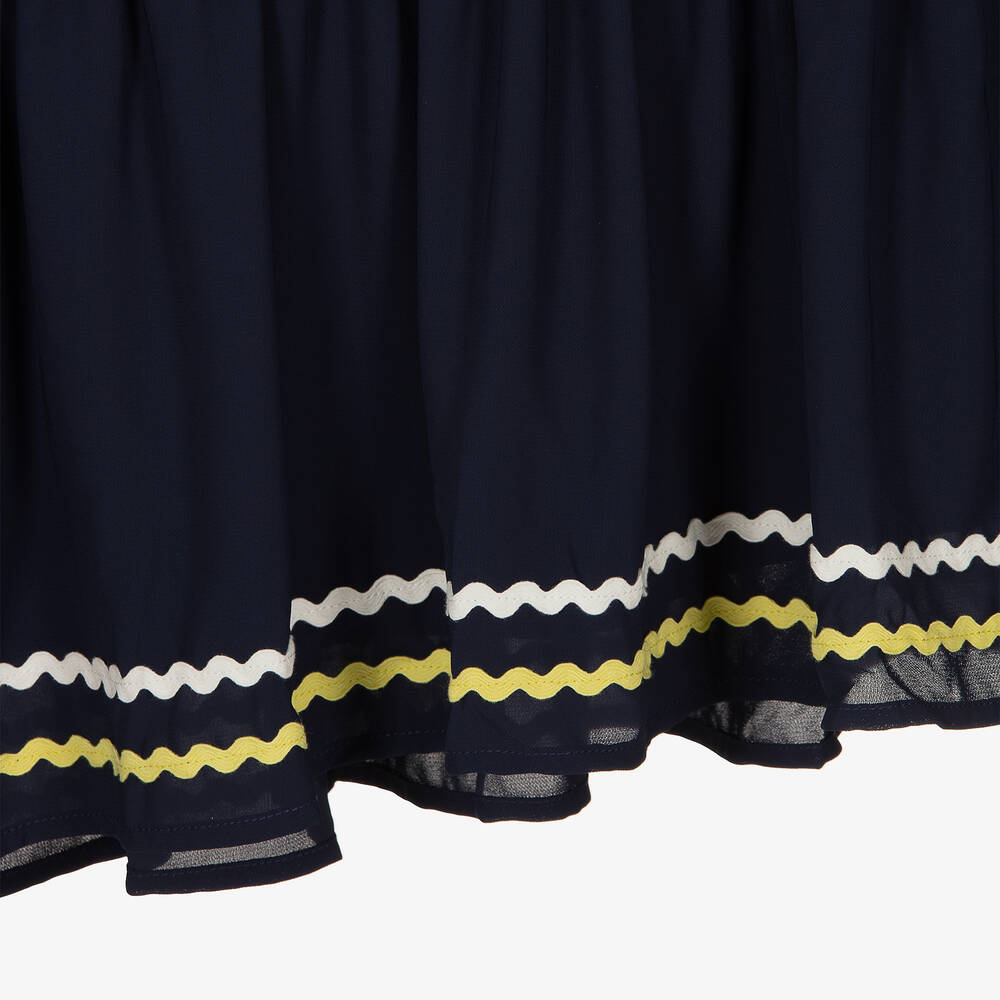 Angel's Face-Синее платье из крепа в матросском стиле | Childrensalon Outlet