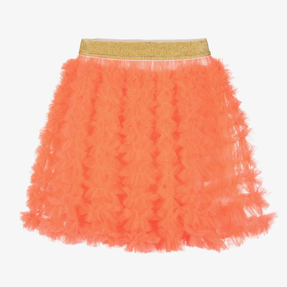 Angel's Face-Teen Girls Neon Orange Tulle Tutu Skirt | Childrensalon Outlet