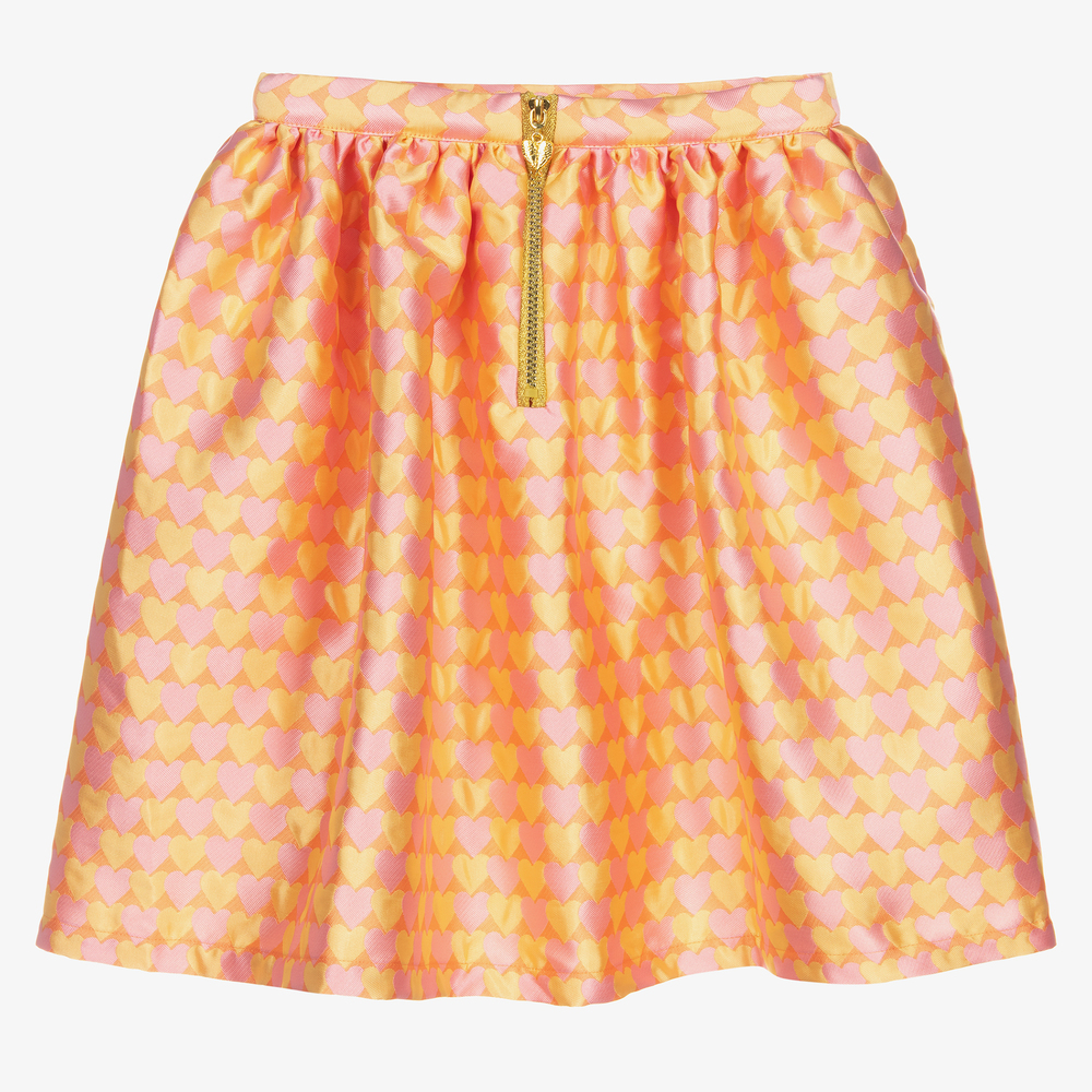 Angel's Face-Teen Girls Orange Heart Skirt | Childrensalon Outlet