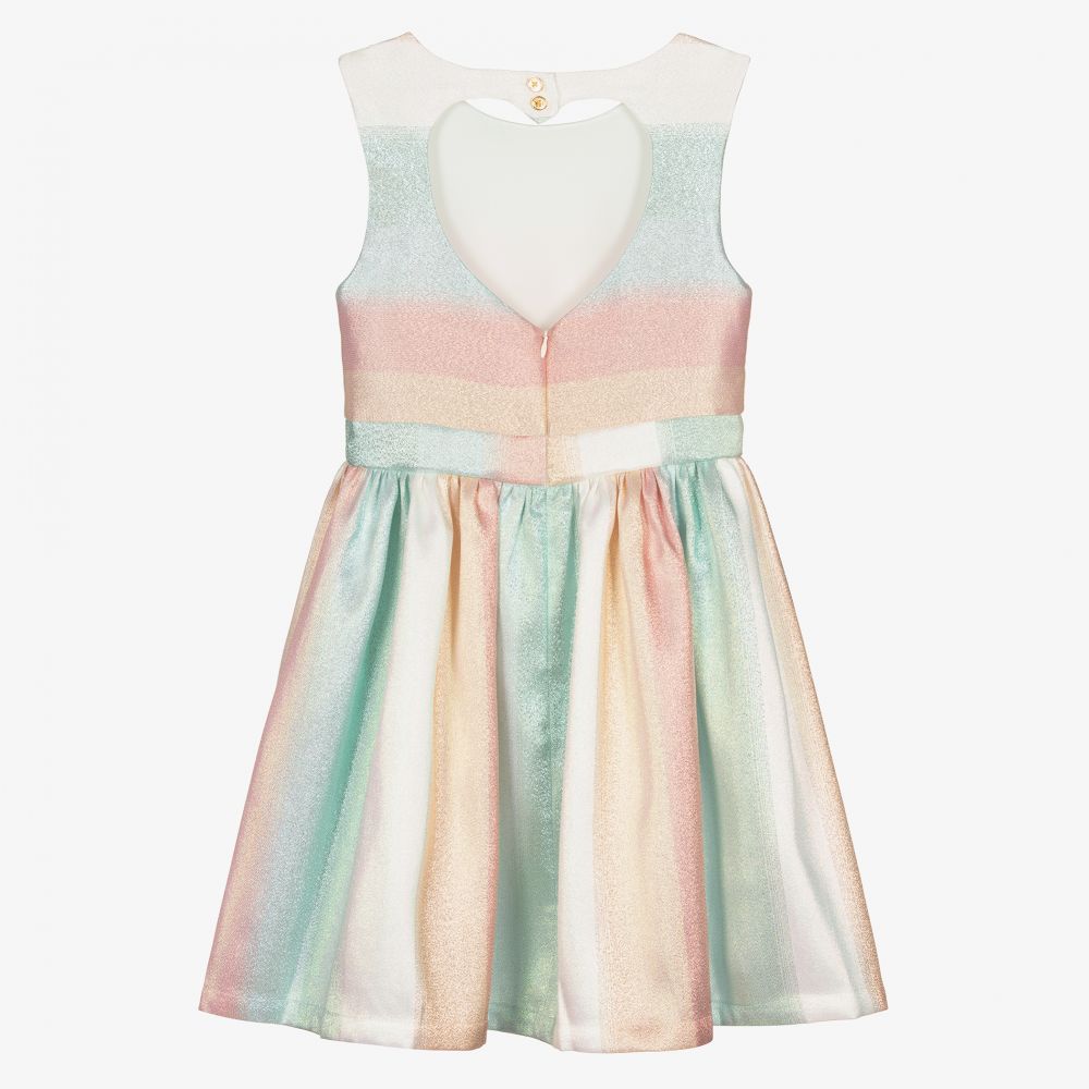 Angel's Face - Teen Girls Pastel Stripe Dress