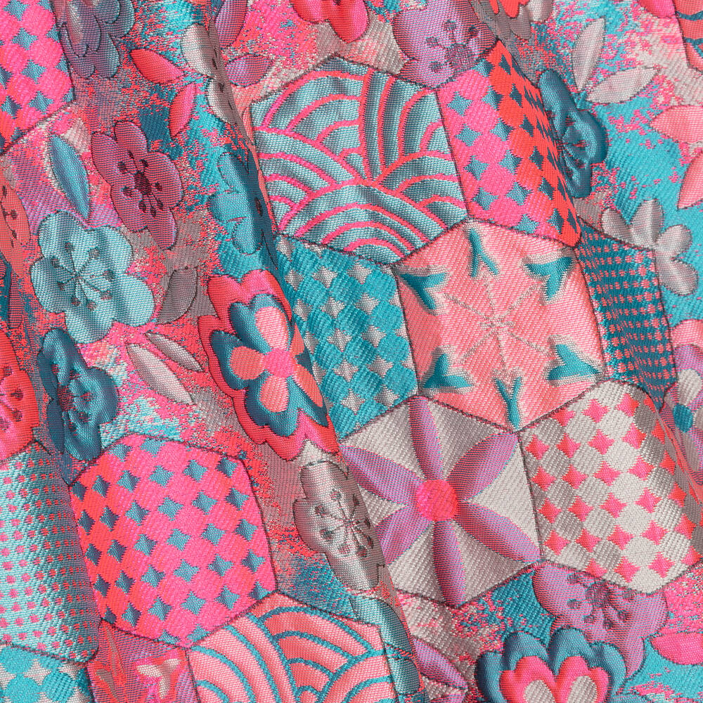 Angel's Face-Teen Girls Pink & Blue Jacquard Dress | Childrensalon Outlet