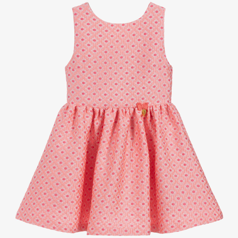 Angel's Face - Teen Girls Pink Brocade Dress | Childrensalon