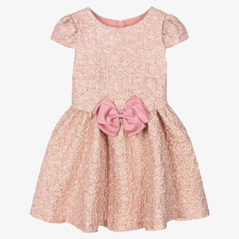 Angel's Face-Розовое платье из парчи | Childrensalon Outlet