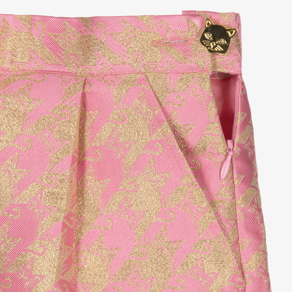 Angel's Face-Розовые шорты из парчи для девочек-подростков | Childrensalon Outlet