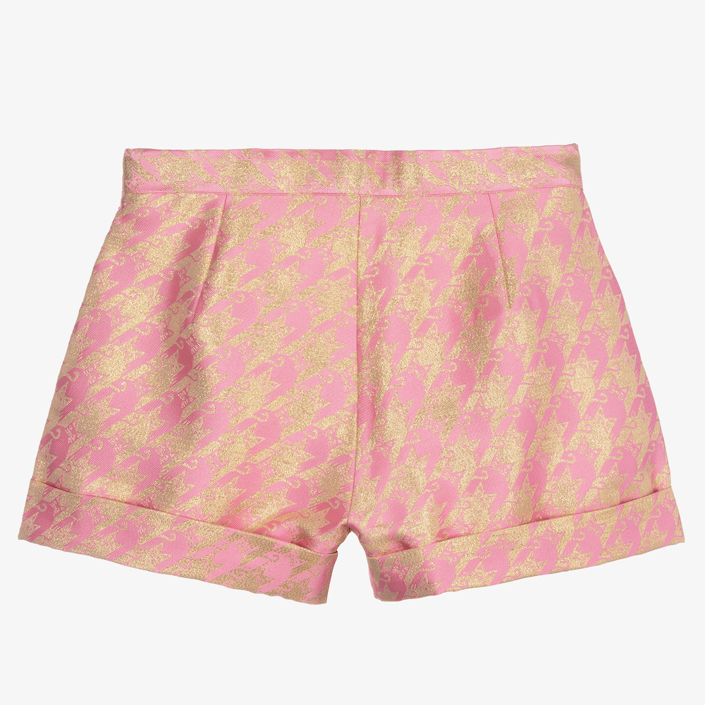 Angel's Face-Розовые шорты из парчи для девочек-подростков | Childrensalon Outlet