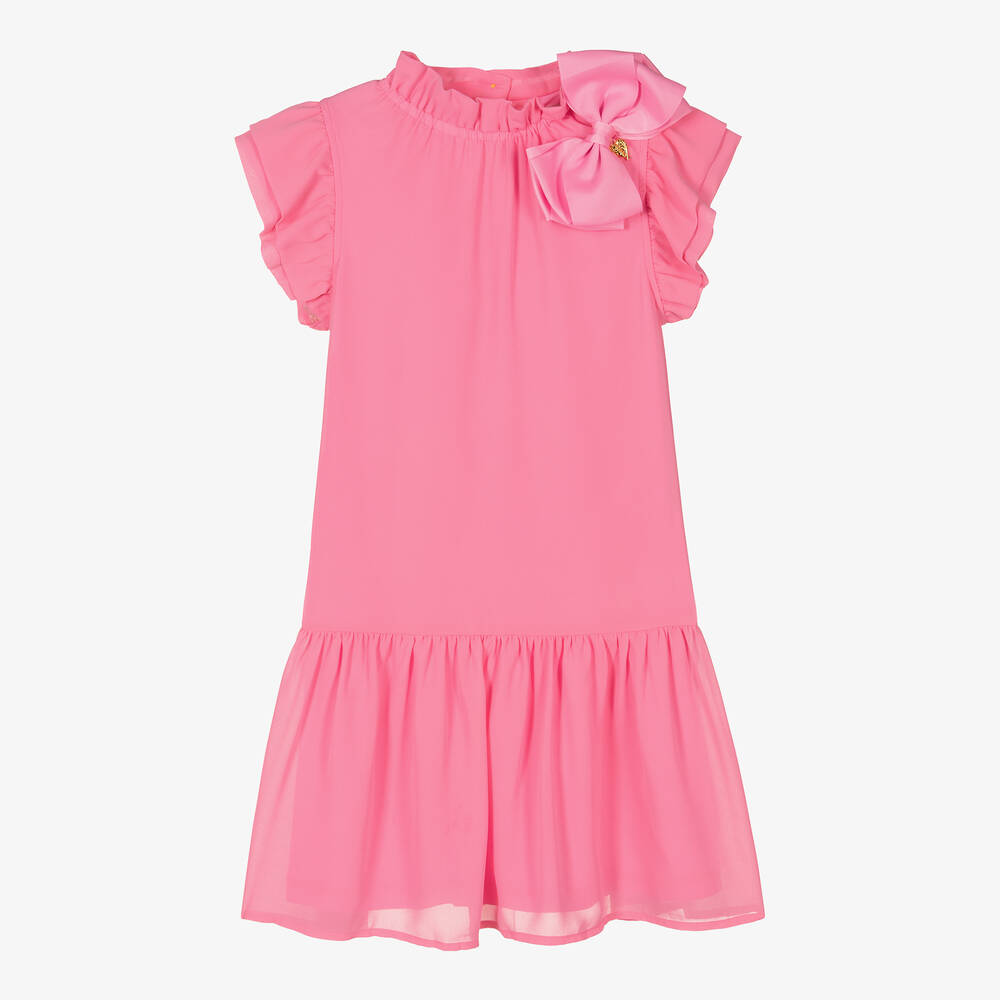 Angel's Face - Розовое шифоновое платье  | Childrensalon