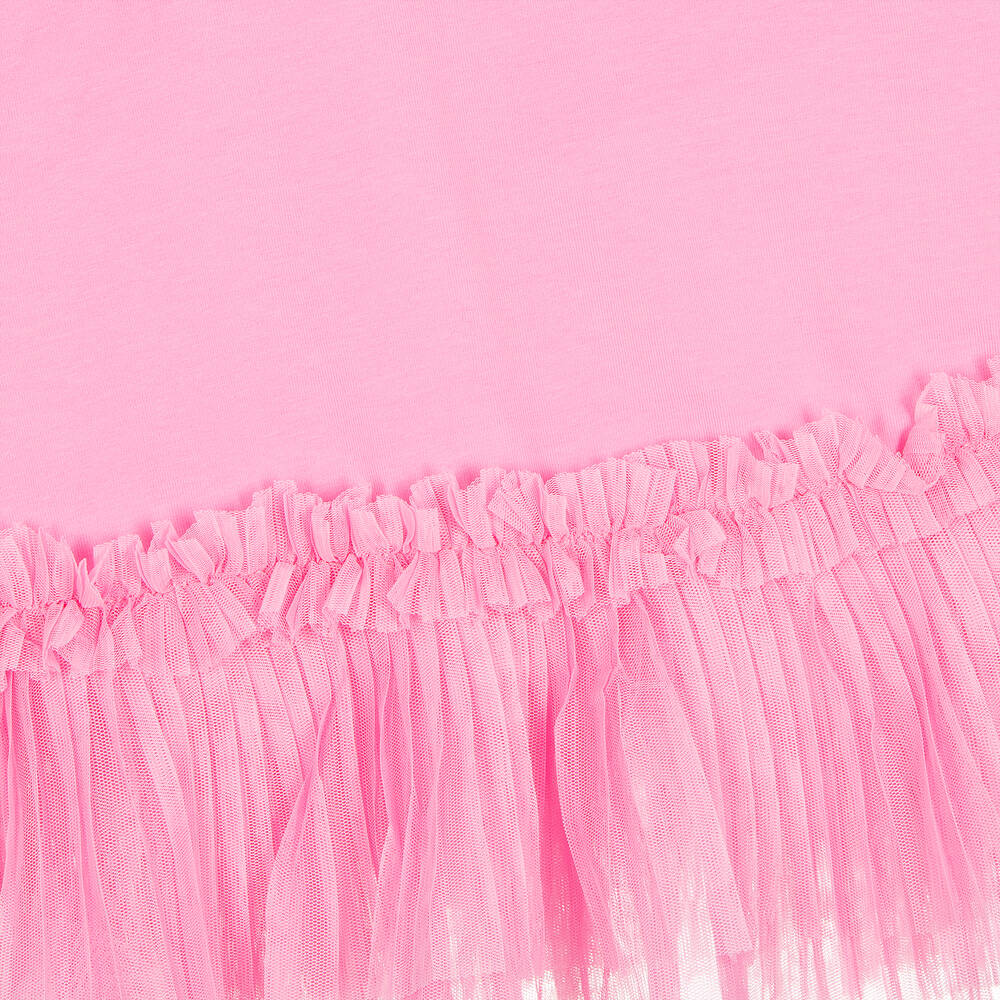 Angel's Face-Teen Girls Pink Cotton Necklace Dress | Childrensalon Outlet