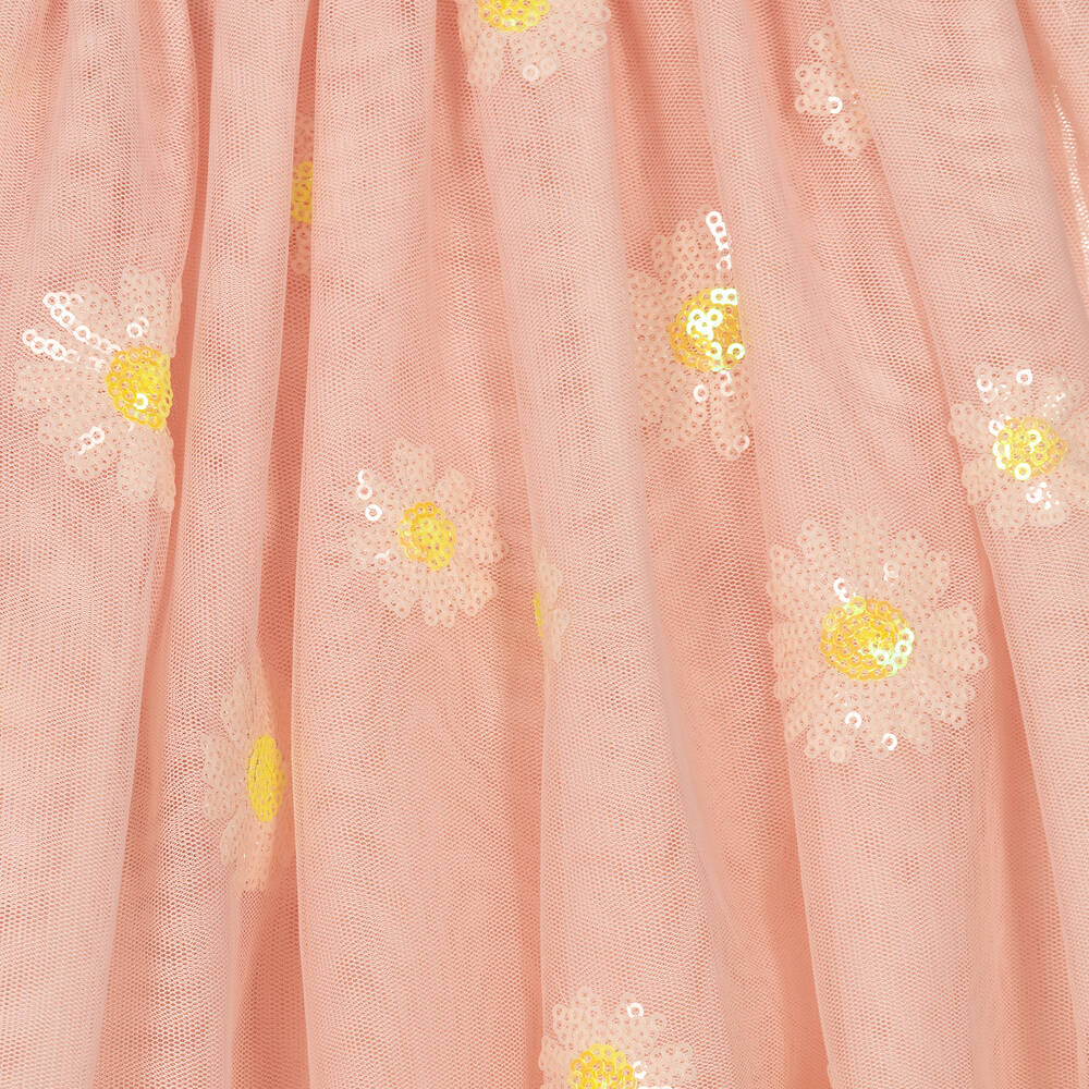 Angel's Face-Teen Girls Pink Daisies Tulle Skirt | Childrensalon Outlet