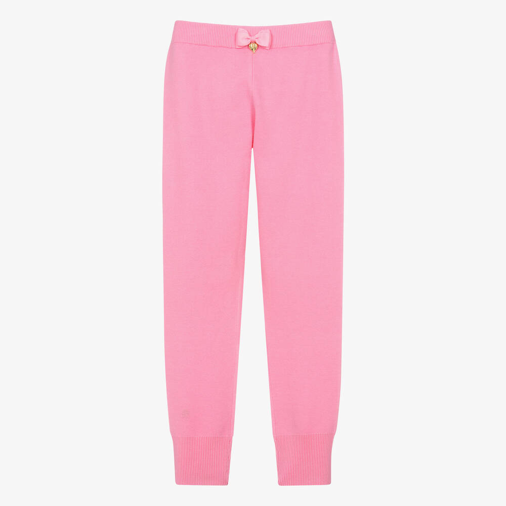 Angel's Face-Teen Girls Pink Knitted Joggers | Childrensalon Outlet