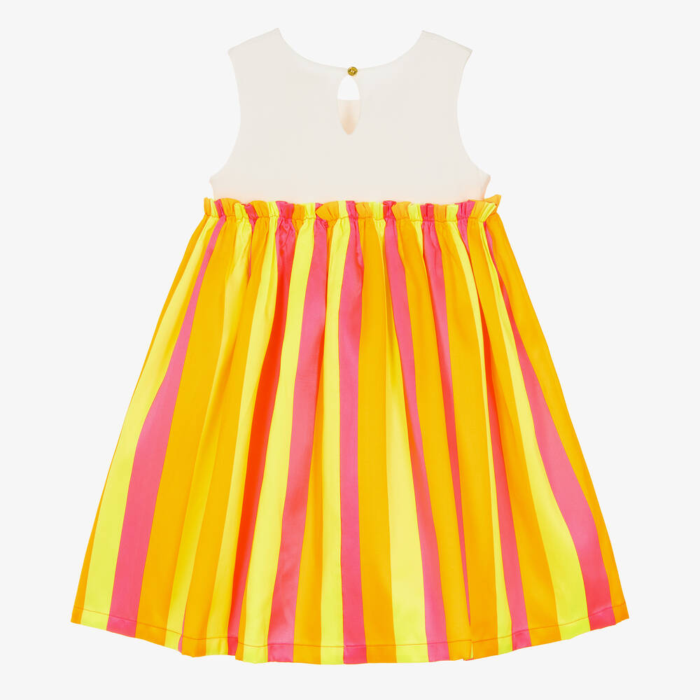 Angel's Face-Teen Girls Pink Neon Stripe Dress | Childrensalon Outlet