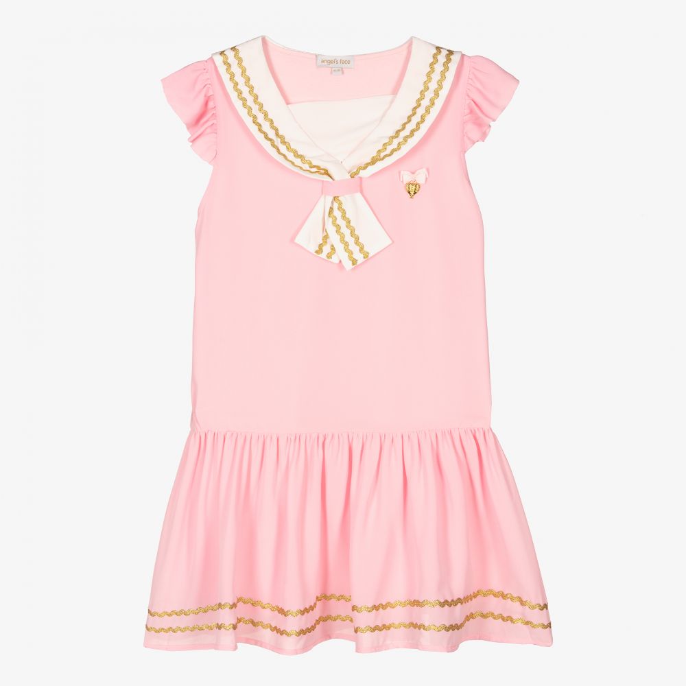 Angel's Face-Teen Girls Pink Sailor Dress | Childrensalon Outlet