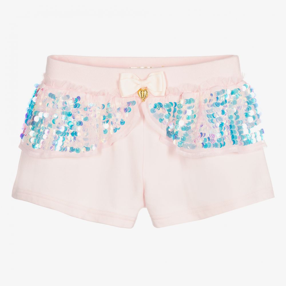 Angel's Face-Teen Girls Pink Sequin Shorts | Childrensalon Outlet
