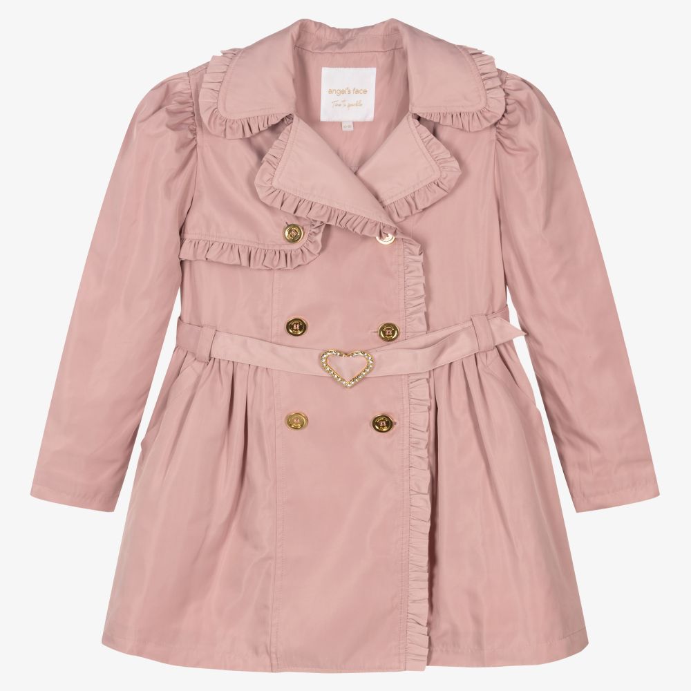 Angel s Face Teen Girls Pink Trench Coat Childrensalon Outlet