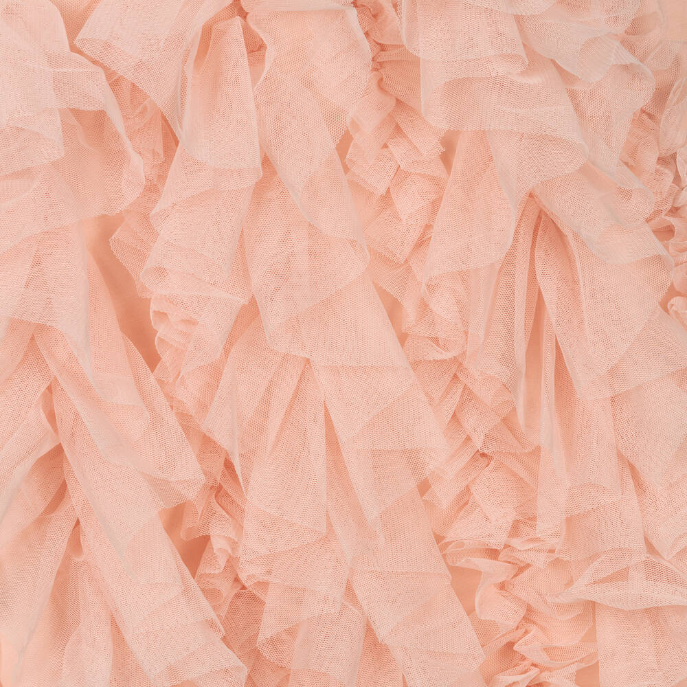 Angel's Face-فستان تينز بناتي قطن جيرسي وتول لون زهري | Childrensalon Outlet