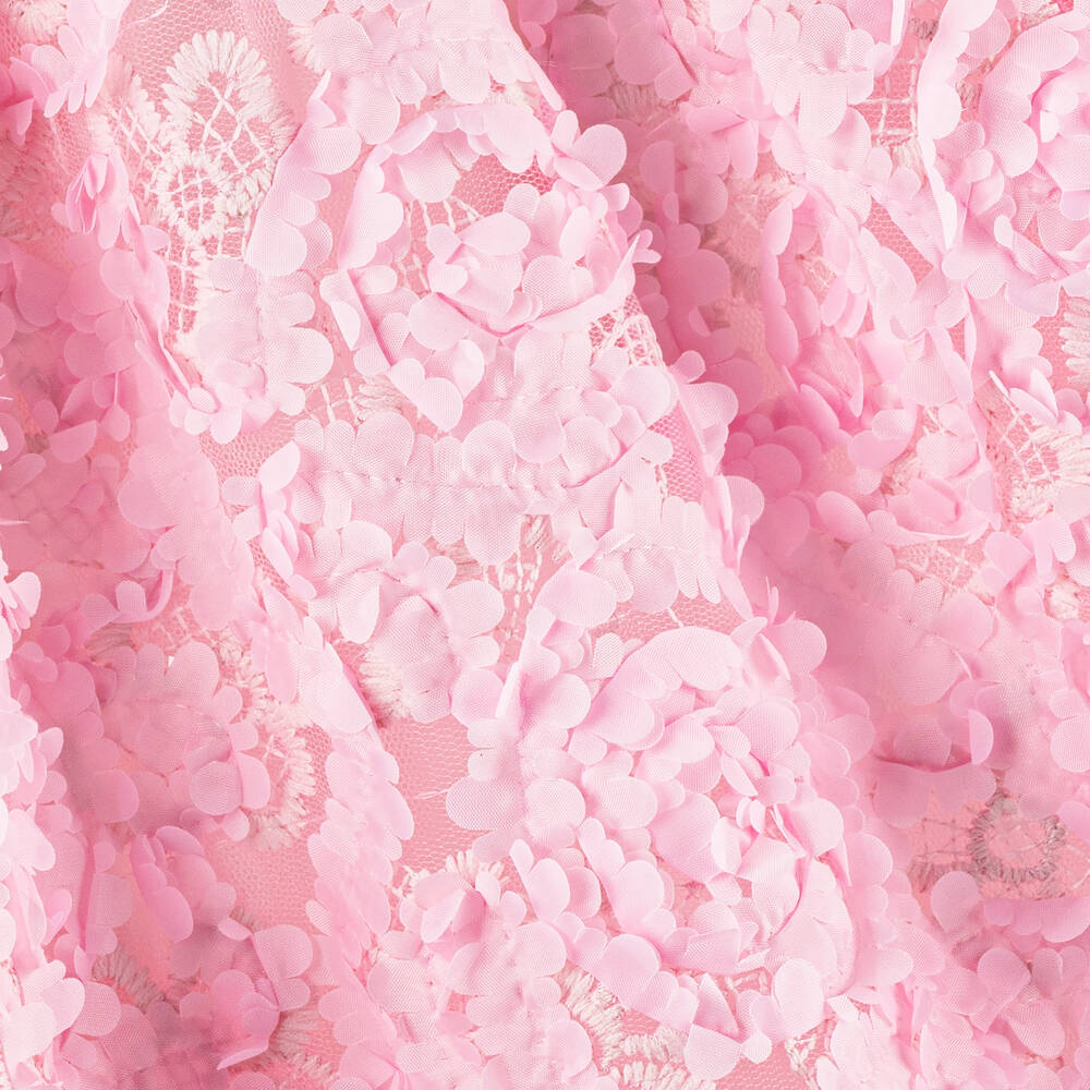 Angel's Face-فستان جيرسي وتول لون زهري للمراهقات | Childrensalon Outlet