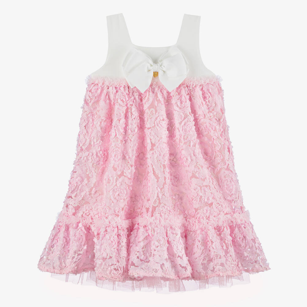 Angel's Face-Teen Girls Pink Tulle & Jersey Dress | Childrensalon Outlet