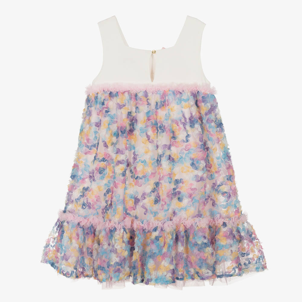 Angel's Face-فستان جيرسي وتول لون أرجواني للمراهقات | Childrensalon Outlet