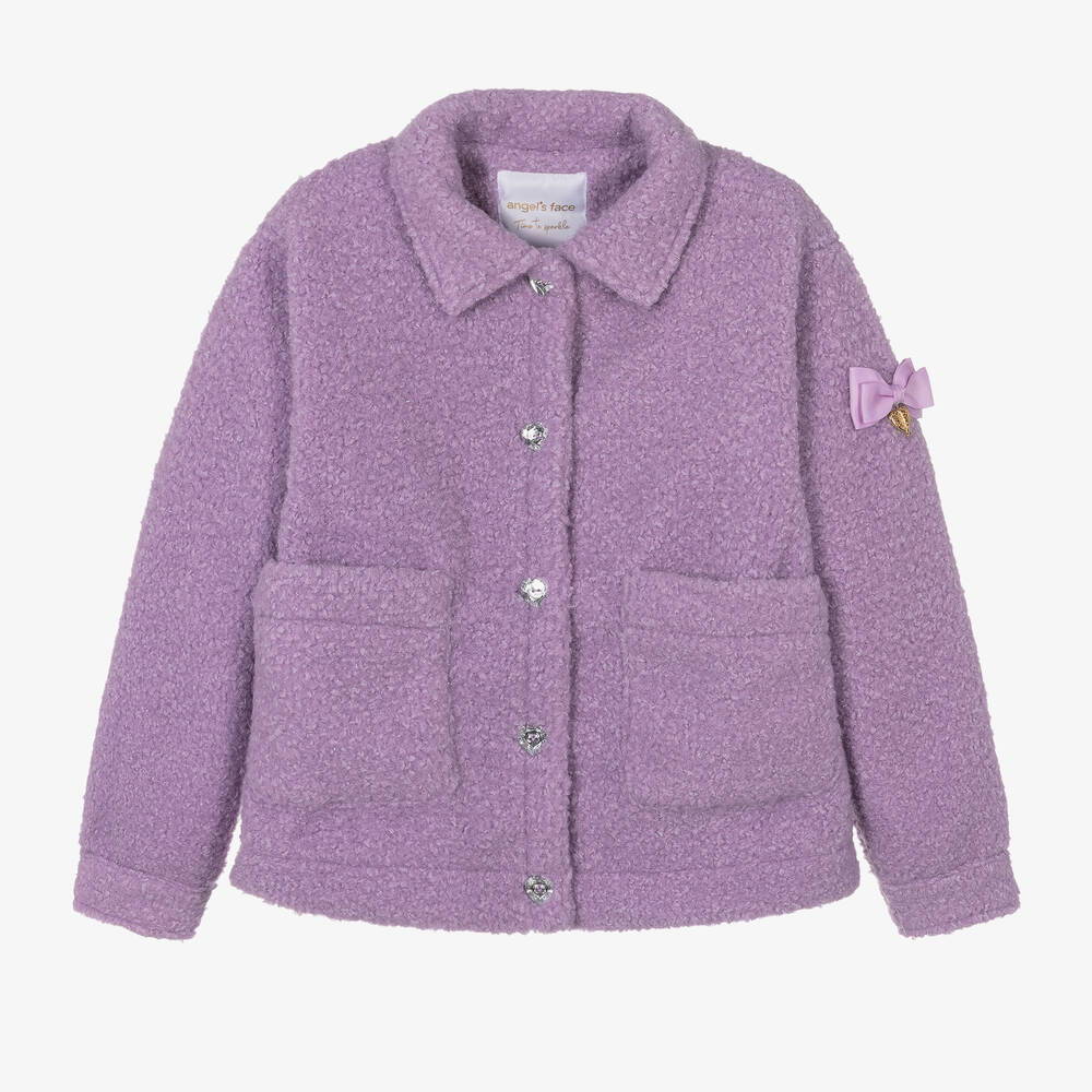 Angel's Face - Violette Teen Teddyfleece-Jacke | Childrensalon