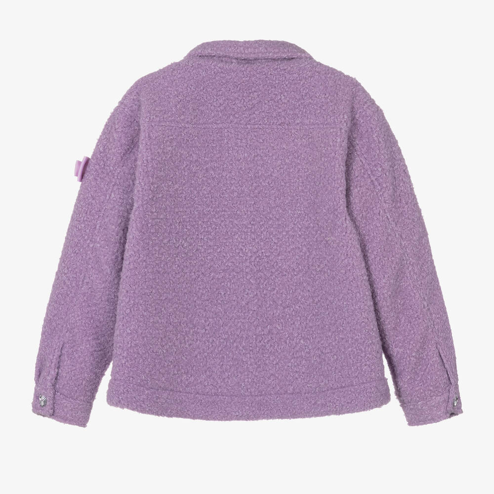 Angel's Face-Teen Girls Purple Teddy Fleece Jacket | Childrensalon Outlet