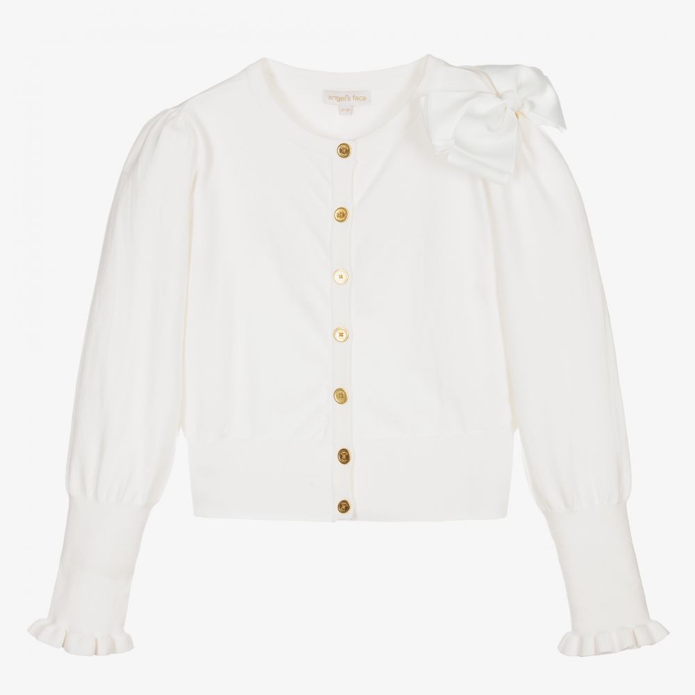 Gilet blanc a n ud Ado fille
