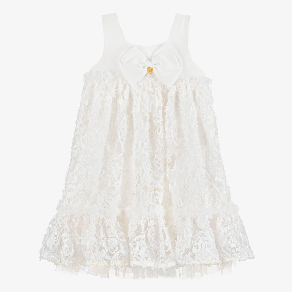 Angel's Face-Teen Girls White Tulle & Jersey Dress | Childrensalon Outlet