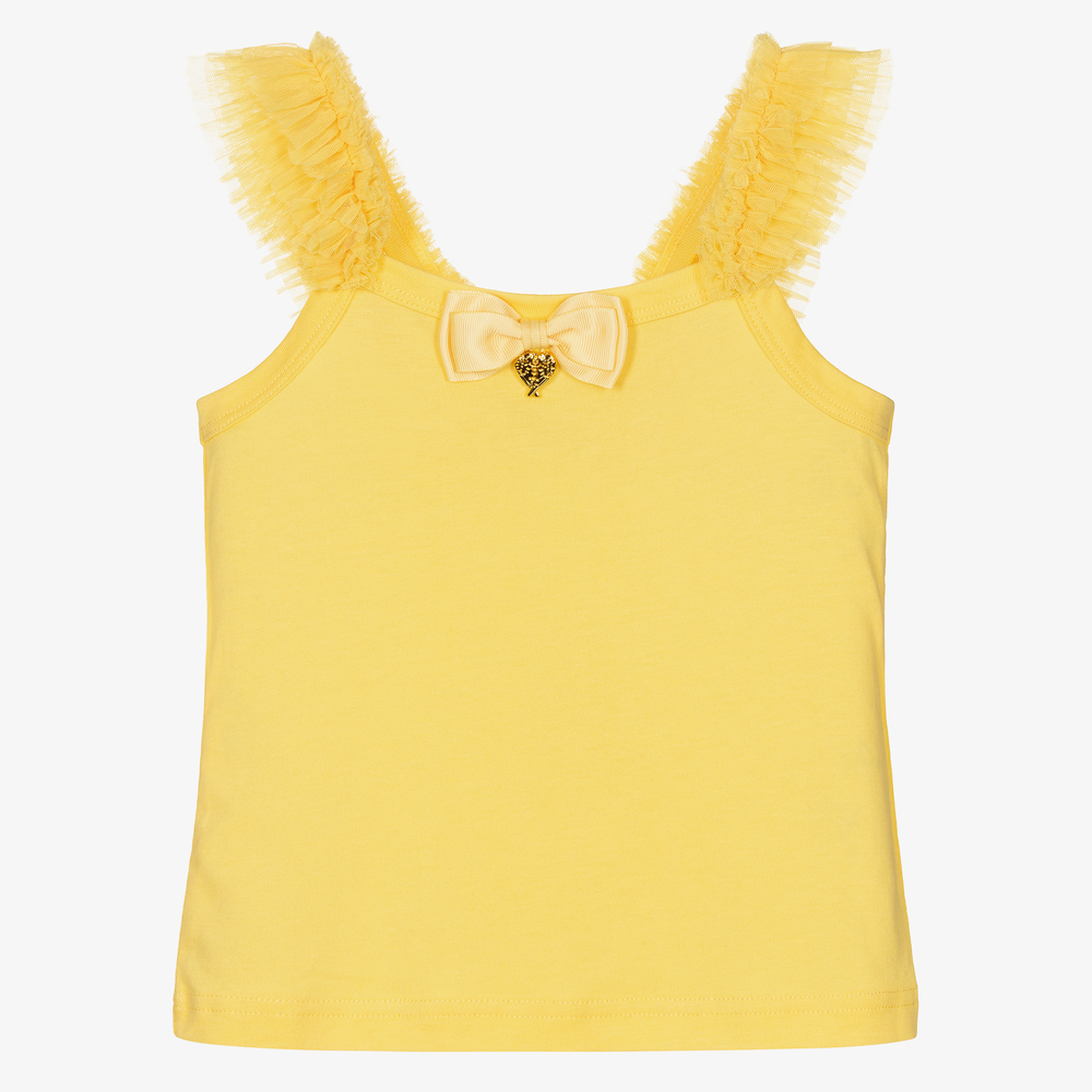 Angel's Face - Желтый топ для девочек-подростков | Childrensalon