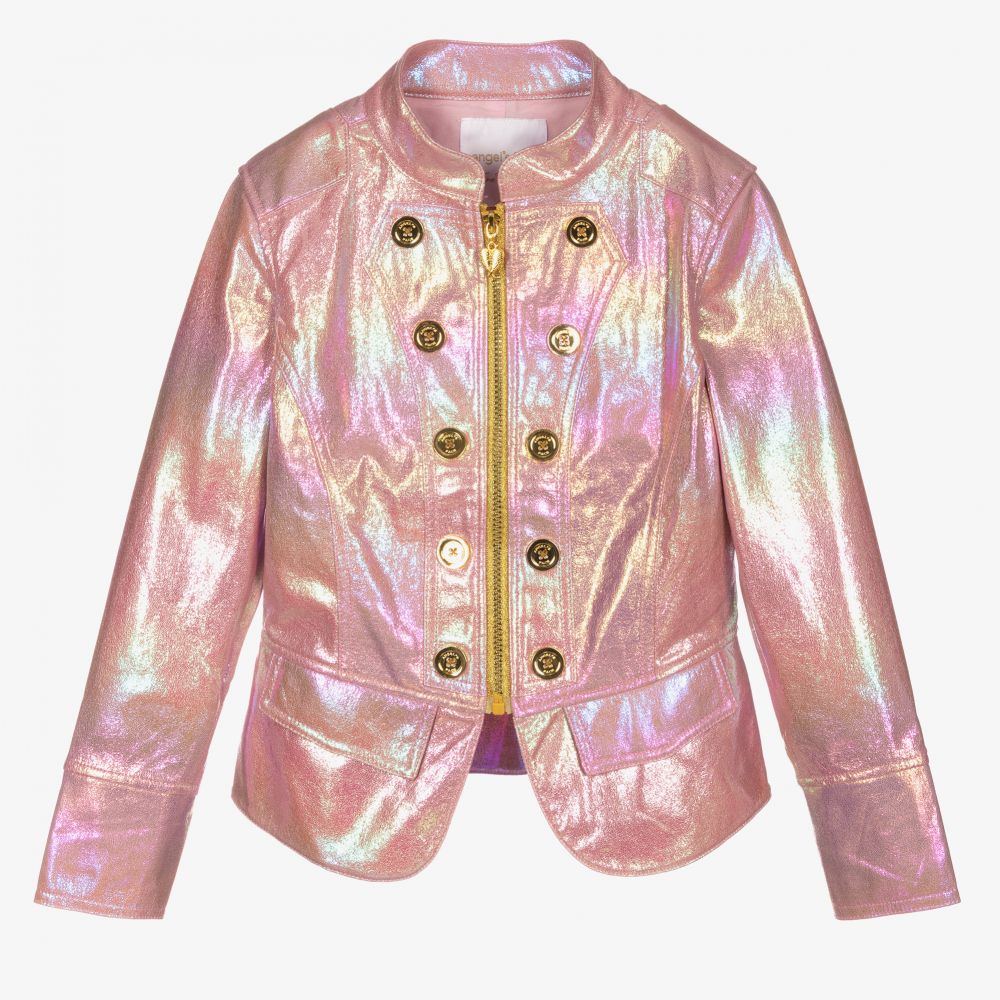 Angel's Face - Куртка цвета розовый металлик для подростков | Childrensalon