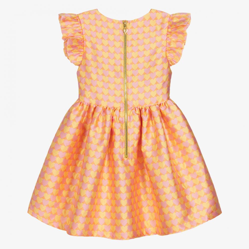 Angel's Face-Teen Orange Brocade Dress | Childrensalon Outlet