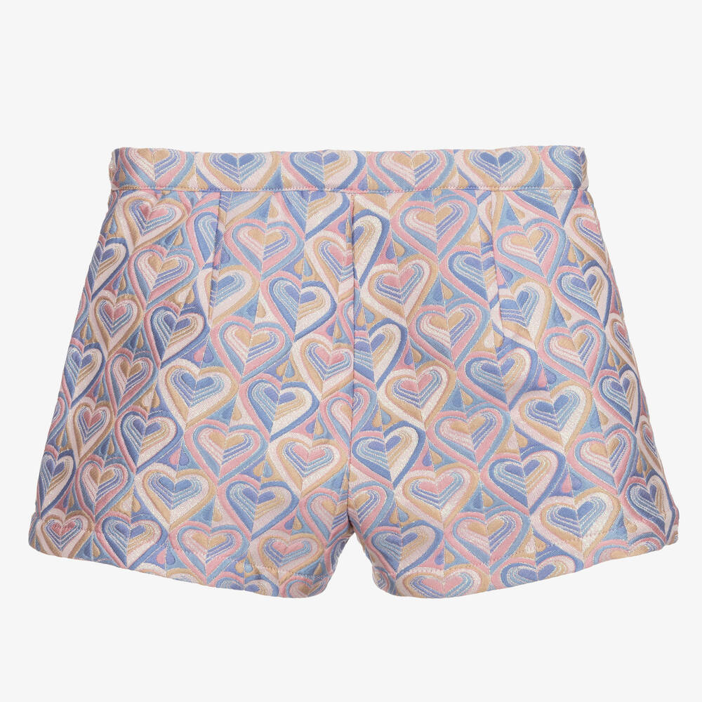 Angel's Face-Teen Pink Brocade Shorts | Childrensalon Outlet