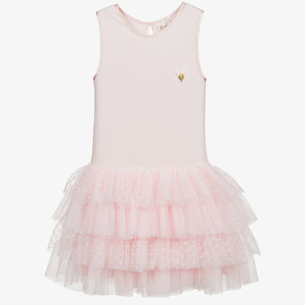Angel's Face - Teen Pink Logo Dress  | Childrensalon
