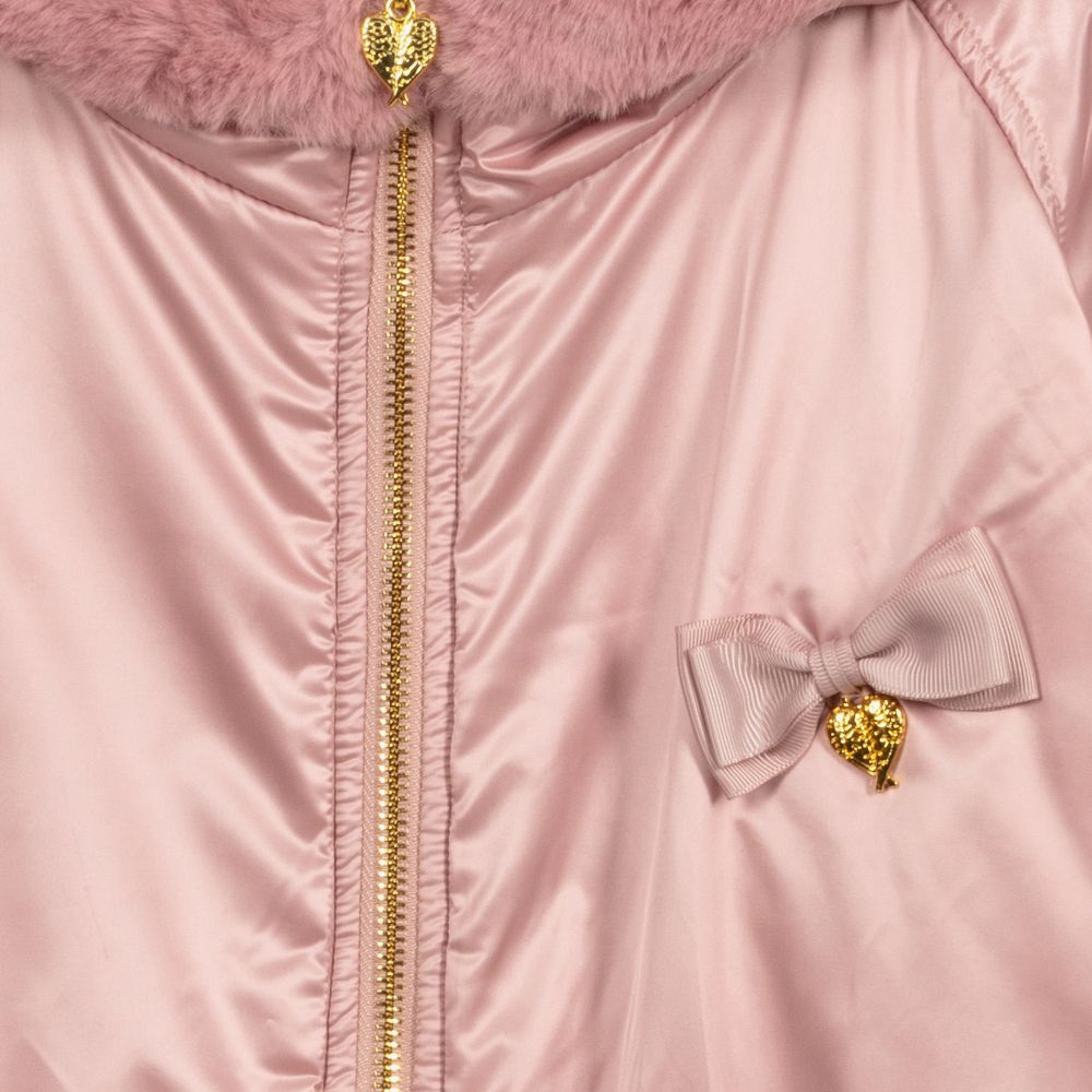 Angel's Face-Розовое двустороннее пальто для девушек | Childrensalon Outlet