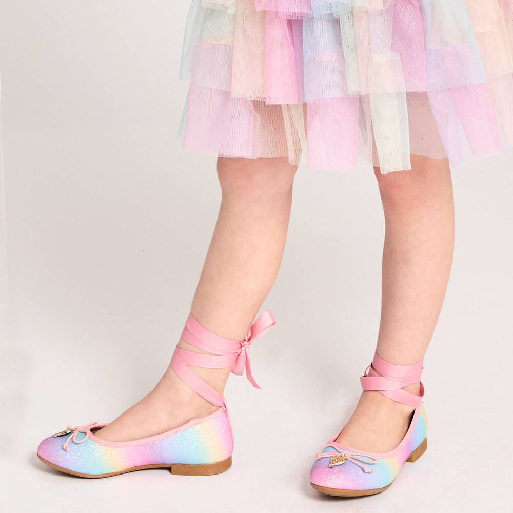 Angel's Face-Teen Rainbow Ballerina Shoes | Childrensalon Outlet