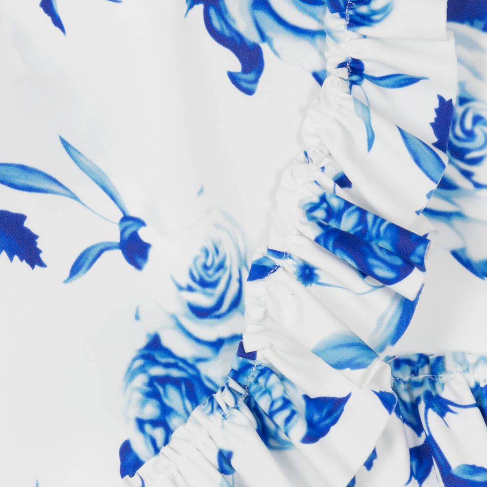 Angel's Face-Белая юбка с синими цветами | Childrensalon Outlet