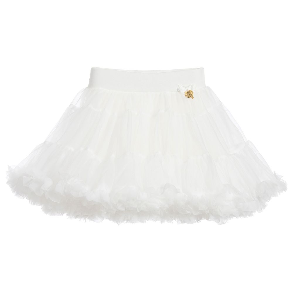 Angel's Face - White Tutu Skirt With Gift Box | Childrensalon