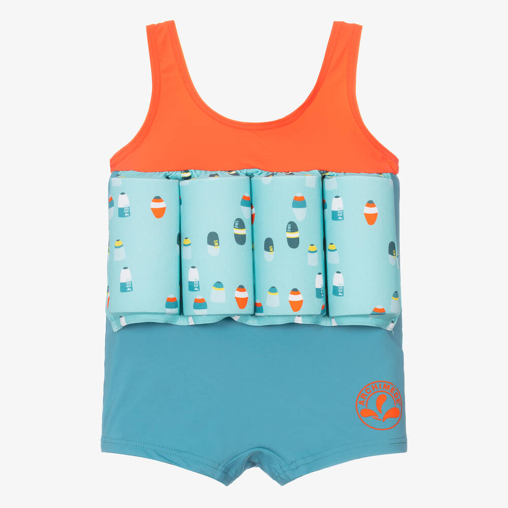 Archimede - Maillot de bain flottant bleu (SPF50+) | Childrensalon