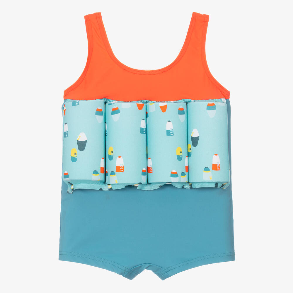 Archimede-Голубой костюм-поплавок (SPF50+) | Childrensalon Outlet