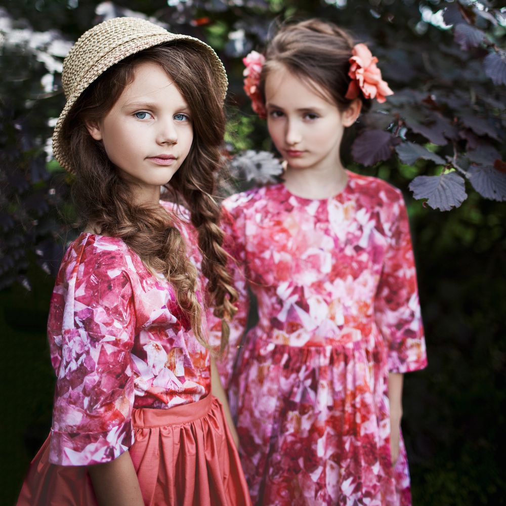 Aristocrat Kids-Girls Silk Blouse & Skirt Set | Childrensalon Outlet