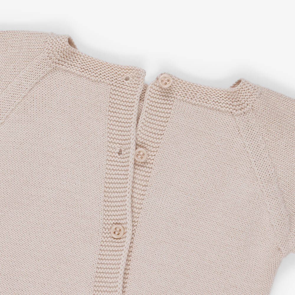 Artesanía Granlei-Baby Boys Beige Duck Motif Shorts Set | Childrensalon Outlet