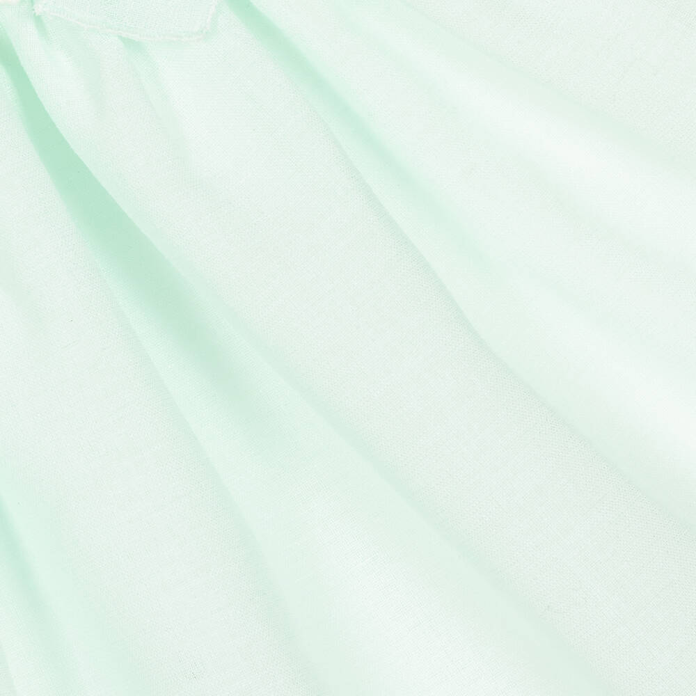 Artesanía Granlei-Baby Girls Ivory & Green Dress | Childrensalon Outlet