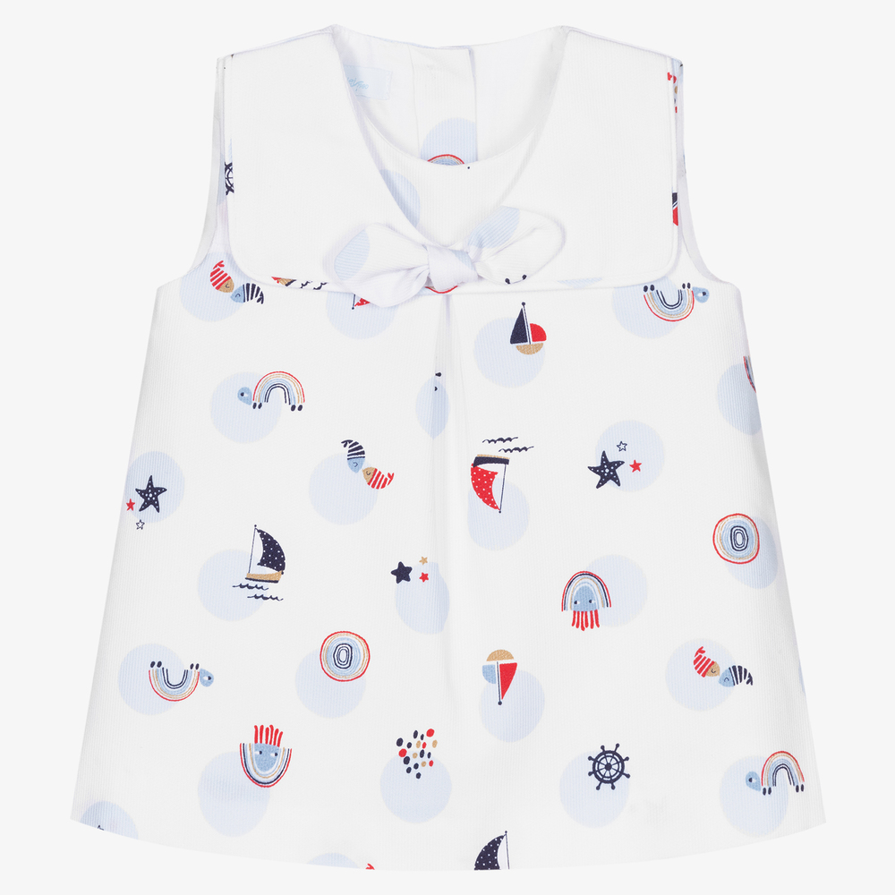 Artesanía Granlei - Белое платье и трусики для малышек | Childrensalon