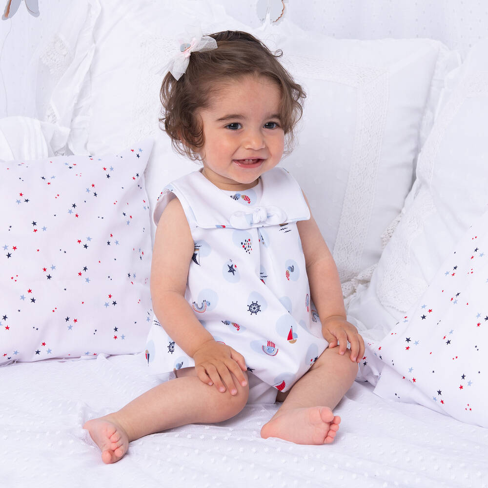 Baby girl white sundress shop