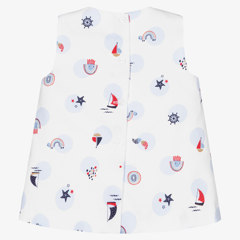 Artesanía Granlei-Белое платье и трусики для малышек | Childrensalon Outlet