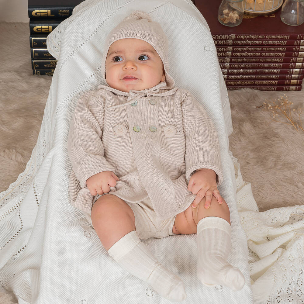 Baby coat 2025 and hat set