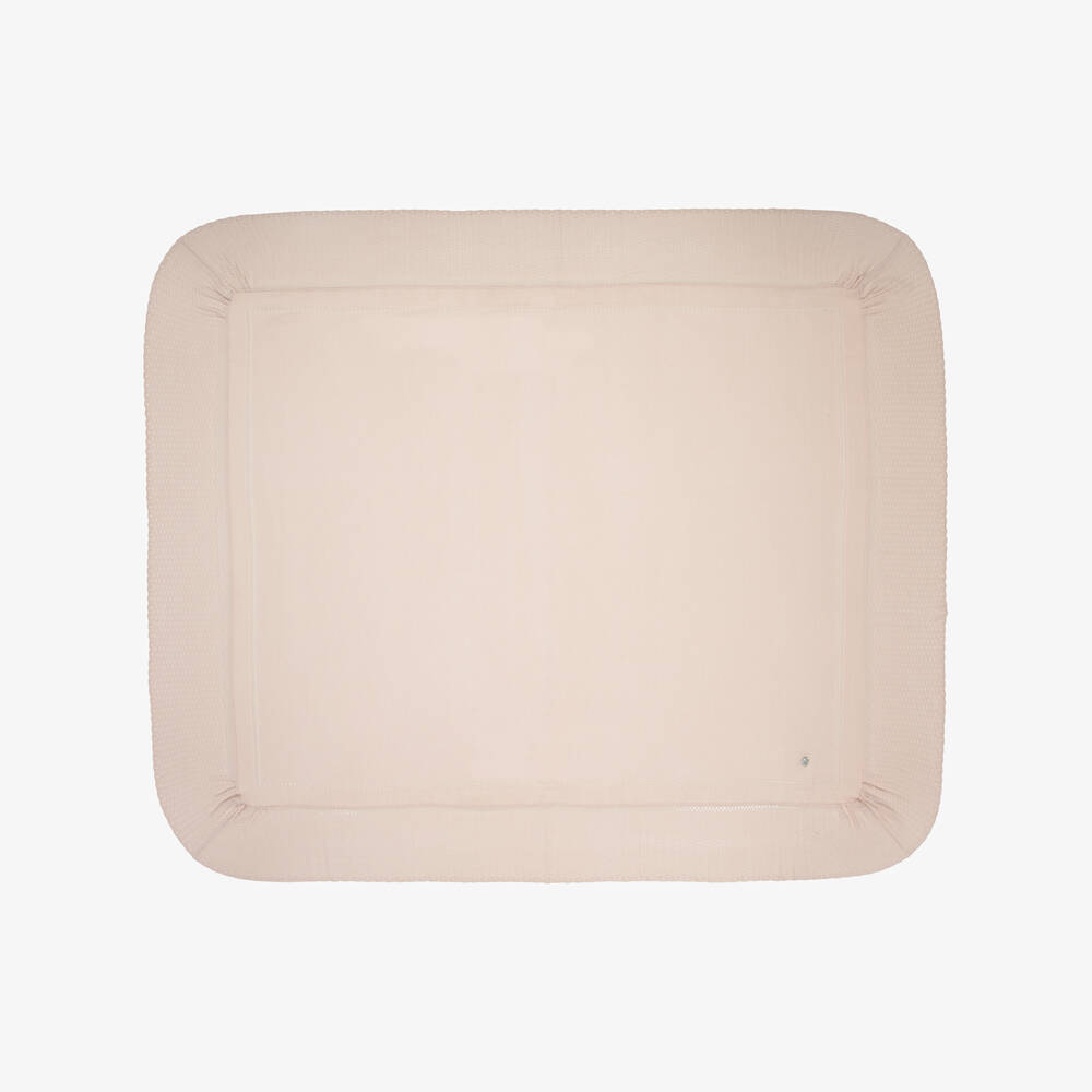 Artesanía Granlei-Beige Knitted Shawl with Logo Charm | Childrensalon Outlet