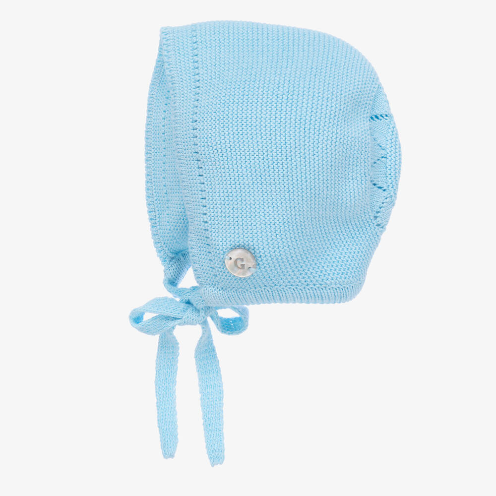 Artesanía Granlei-Голубой вязаный чепчик для малышей | Childrensalon Outlet
