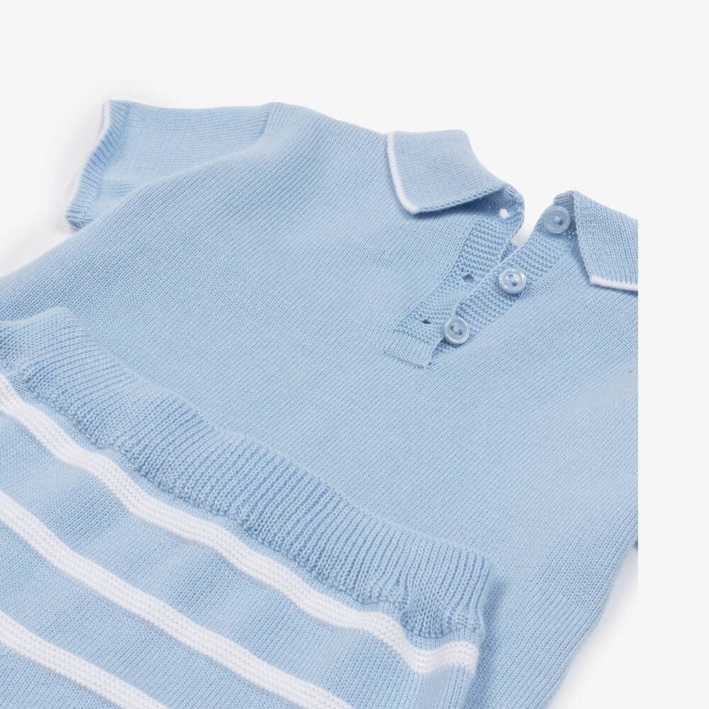 Artesanía Granlei-طقم صيفي أزرق سماوي للأولاد | Childrensalon Outlet