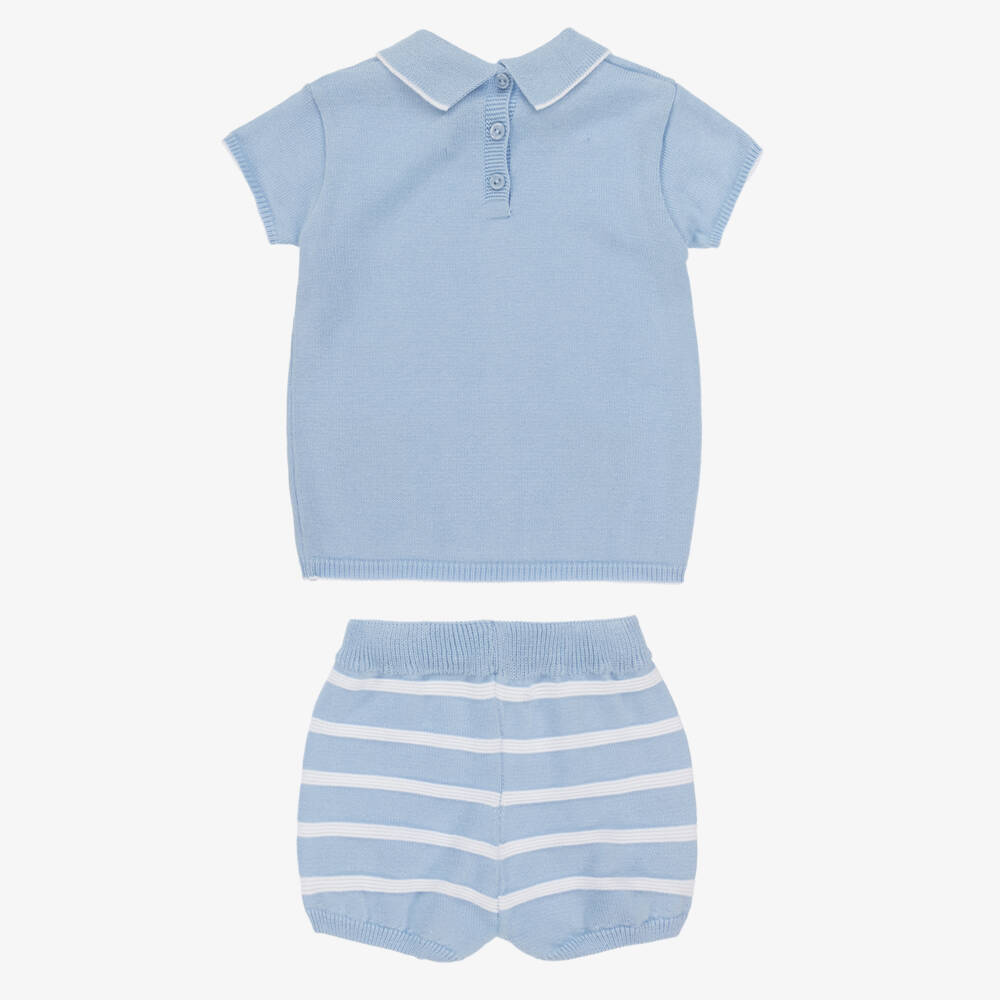 Artesanía Granlei-طقم صيفي أزرق سماوي للأولاد | Childrensalon Outlet